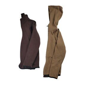 GapFit Activewear Bundle Quarter Zip Lined Pullover & Hooded Jacket Sz M